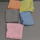 Microfiber Gym Towels - Quick Dry, Highly Absorbing, Odor-Free, for Women & Men - Gym Towel for Hot Yoga, Tennis, Working Out, Camping, Set of 5 Pastel (Pastel Colors, 5Pack - 16 * 27Inch)