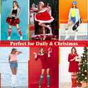 Knee High Socks for Women Knee Socks Tube Socks Womens Athletic Socks Cotton Tall Socks Long Socks Knee High Stockings, One Size, Red/White