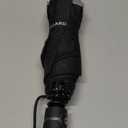 Bodyguard Inverted Umbrella - Large Windproof for Rain & Sun, Compact Reverse With Reflective Stripe, Teflon-Coated for Women Men, Travel Folding With Cover Bag (54 IN, Black)