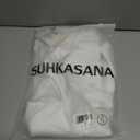 Womens One Piece Built-in Bra & Shorts Pockets Sleeveless Athletic Golf Tennis Dress Gym Workout Dress (White, S)