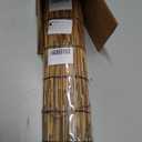 Glimer Reed Roll Up Blinds for Windows, Natural Reed Bamboo Shades for Indoor & Outdoor Use, Light Filtering Privacy Window Covering for Patio, Porch, Balcony