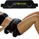 Hip Thrust Belt for Dumbbells - Padded Glute Bridge Weight Strap - Adjustable Kettlebell & Plate Holder - Portable Workout Booty Equipment Weightlifting for Women