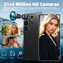 viqee 12+512GB Unlocked Android Smartphone 6.9" HD Display, 4500 mAh Battery, 21+8 MP Dual Camera, Dual-SIM, Face ID & OTG – No Contract