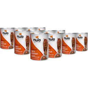 Nulo Turkey & Chicken Recipe Pate Wet Canned Cat Food, 12.5 Ounce (Pack of 12) (EXP 04/21/29)