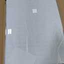 Glass Chair Mat Heavy 54" x 32" -1/5" Thick Premium Tempered Glass Duty Hard Glass Chair Mats -for Office Chair on Carpet or Hard Floor with 4 Anti-Slip Pads