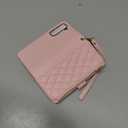 Argyle Wallet Cover for Samsung Galaxy S22 5G with Tempered Glass Screen Protector Wrist Strap, Card Slot Luxury PU Leather Card Holder Stand Phone Case for S 22 22S 4G G5 6.1 inch Women Pink