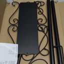 Metal Address Sign, Home Address Plaque, Address Post Sign Double-Sided, Street House Numbers for House Home Street Garden Yard (44" Pole) (Black(Classic))