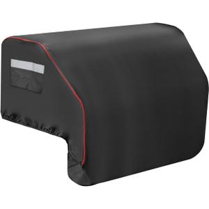 32inch Built-in Grill Cover for Bull 45005 Built in Gas Grill, Bull Outdoor Kitchen & Grill Head Cover, Heavy Duty Waterproof BBQ Grill Top Cover with Handle and Elastic Hem for Bull Lonestar 4 Burner (32.7"L x 26"W x 11.8"H)