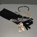 Dreamtop 1920s Great Gatsby Accessories Set, Flapper Costume Accessories Roaring 20s Accessories for Women Flapper Headpiece