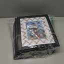 PEALSN 8x10 Picture Frame Set of 6, Display Picture 5x7 with Mat or 8x10 Without Mat, Black Woodgrain