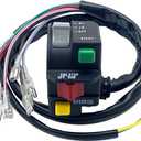 Left Handlebar Start Stop Override Headlight Switch for Polaris ATV 400L 6X6 Magnum 425 Scrambler 400 500 Sportsman 335 400 500 Trail Boss 250 Worker 335 Xplorer 300 400 500 Xpress 300 400 4110193