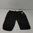 Libin Women's Capri Pants Lightweight Quick Dry Cargo Hiking Capris Travel Casual Cropped Pants Zipper Pockets,L