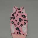 Cat Recovery Suit Female, Breathable Cat Onesie After Surgery Female for Abdominal Wounds or Skin Diseases, Surgery Recovery Suit Kitten Onesie After Spay Wear Anti Licking (Medium, Leopard Pink)