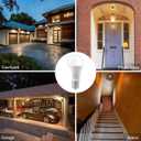 2 x Radar Motion Sensor Light Bulbs, A19 12W (100 Watt Equivalent) Daylight E26 Outdoor Auto on/Off Motion Detector Lights for Outside, Porch, Garage, Driveway, Patio,(1100LM, 2-Pack)
