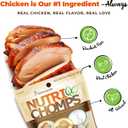 NutriChomps Dog Chews, 6-inch Braids, Easy to Digest, Rawhide-Free Dog Treats, Healthy, Real Chicken, Peanut Butter and Milk flavors, Pack of 4 (EXP 05/29/27)