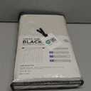 100% Blackout Shield Blackout Curtains for Bedroom 84 Inches Long, Back Tab/Rod Pocket Living Room Drapes, Thermal Insulated Blackout Curtains 2 Panels Set, 50" W x 84" L, Cream