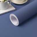 PracticalWs Blue Peel and Stick Wallpaper 15.7" x 118.1" Blue Contact Paper for Cabinets and Drawers, Self Adhesive Removable Vinyl Film Wallpaper for Bedroom Decorative Table and Wall Reform