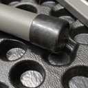 LIFETIME 280228 37-Inch Square Fold-in-Half Table, White Granite Top with Gray Frame