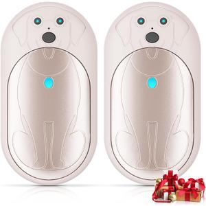 AI Hand Warmers Rechargeable 2 Pack, 6000mAh Electric Pocket Heater with 20H Heating, 3 Levels, Snap-On 2-in-1 Design, Winter Gift for Men & Women, Hiking, Hunting, Outdoor (White)