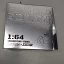 BRRRRT 1/64 Remote Control Excavator, Remote Control Construction Vehicles with Metal Shovel, Type-C Direct Charging RC Excavator, Birthday Gifts for Boys and Girls Age 3+