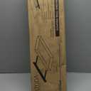 BATODA Set of 2 17" White Floating Shelves Wall Mounted for Bathroom  Wooden Decorative Wall Bookshelf - Storage Shelf Organizer for Home, Bedroom, Kitchen - Black Bracket, Shelving Mounting Included