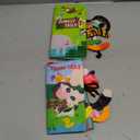 Richgv Baby Toys 0-6 Months, Crinkle Books for Babies 2PCS Infant Tummy Time Toy 6 to 12 Months Touch Feel Book Gifts for Boy Girl 0-3 Month Christmas Stocking Stuffer, Jungly Tails & Farm Tails