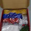 Christmas Decorations Lighted Gift Boxes Set of 3, White Mesh Snowflake Box Decor with LED Lights, Battery Operated Present Boxes Christmas Ornaments for Xmas Party Indoor Outdoor Decor