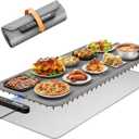 Vitaler Warming Mat for Food, (XXL 35”x16”) Electric Warming Trays, Upgrade Graphene Fast FullSurface Heating Mat for Food with 6 Level Temp, 6 Hours Timer, Food Warmer Pad with HeatInsulating Mat