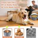 AIERSA Dog Frozen Toy No Need Molds, Treat Dispensing Interactive Dog Toys to Keep Them Busy, Cognitive Puzzle Licking Toys for Aggressive Chewers, Anti Boredom Enrichment Toy for Medium Large Dogs