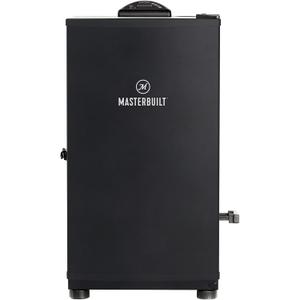 Masterbuilt 30-inch Digital Electric Vertical BBQ Smoker with Side Wood Chip Loader, Chrome Racks and 710 Cooking Square Inches in Black, Model MB20071117