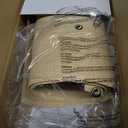 GO&SO Large Drum Lamp Shades Woven Lampshades Barrel Shape, 16" L x 12" H (E26 Spider),Farmhouse Lampshades For Floor Lamps & Table Lamps, Hand Crafted Replacement Lamp Shade, Easy Assembly Required