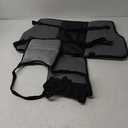 Dog Car Seat for Small Medium Dogs to 0-13lbs, Portable Memory Foam Console Dog Armrest Booster Seat with Safety Belt, Detachable Soft Cushion, Pet Car Seat Travel Bed