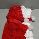 CCINEE 4pc Red Hat Dining Chair Slipcovers,Christmas Chair Back Covers Kitchen Chair Covers for Christmas Holiday Festival Decoration (60  50 cm)