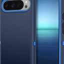 I-HONVA for Google Pixel 9 Pro XL Case Shockproof Dust/Drop Proof 3-Layer Full Body Protection [Without Screen Protector] Rugged Heavy Duty Cover Case for Google Pixel 9 Pro XL,Navy Blue