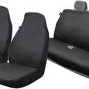 DICKIES 3003323LD, Trader Black 3-Piece Water Resistant Seat Cover Set