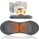 Smooth Triple Fusion 3in1 Back Massager Lumbar Pillow with Heat, Vibration & Traction Back Massager for Pain Relief DeepTissue.Relaxation Device for Home,Office,Car.Gift Idea Corded