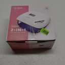 SUNUV UV LED Nail Lamp, UV Light for Gel Polish with 4 Timer Settings, Nail Dryer with LCD Display, Removable Base SUN4S Black