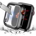 Bekomo Compatible with Apple Watch Band 49mm 46mm 44mm 45mm 42mm 40mm 38mm 41mm, Stainless Steel iWatch Bands with 2 Pack Tempered Glass Case for Series 11/10/9/Ultra 3 2/8/7/6/5/4/3/2/1/SE for Men