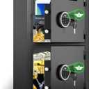 5.0 Cu ft Extra Large Safe Fireproof Waterproof, Digital Security Safe Box with Deposit Slot & Metal Storage Box with Backlit Keypad & Dual Alarm for Home Office