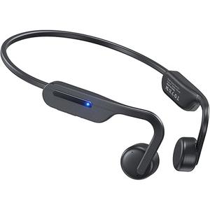 Qyzue Bone Conduction Headphones, Open Ear Headphones Bluetooth 5.4 with Mic, Wireless Running Headphones 10H Playtime, Waterproof Sport Earbuds Suitable for Cycling, Outdoor Sports
