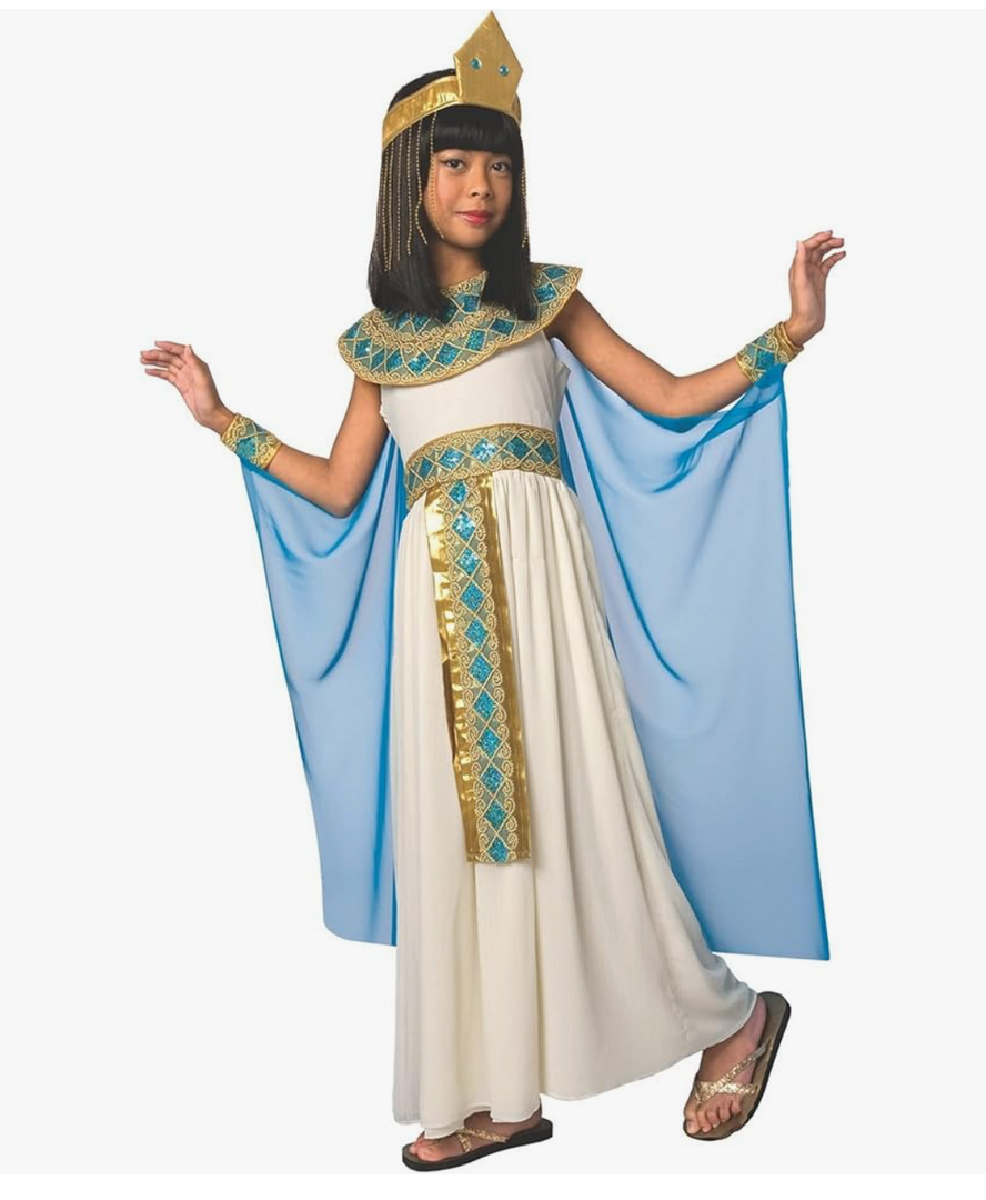 Morph Cleopatra Costume Kids, Egyptian Costume Kids, Cleopatra Outfit for Girls, S