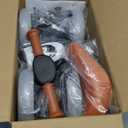 Colorful Lighting Baby Balance Bike Toys for 1 Year Old Boy Gifts, 10-36 Month Toddler Balance Bike, No Pedal 4 Silence Wheels & Soft Seat First Bike, One Year Old Boy Birthday Gift. (Black)