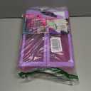 Barbie Fashionistas Ultimate Closet & 6 Hangars, Purple with Fold-Out Rack & Carrying Handle, Portable Storage for Barbie Doll Clothes & Accessories