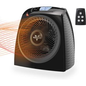 Vornado TAVH10 Space Heater with Remote for Home, Fan Only Option, Digital Display with Adjustable Thermostat, Advanced Safety Features, Timer, Auto Climate Control (TAVH10 (2024 Model))