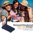 Oterkin Magnetic for Samsung Galaxy Z Flip 7 Case with [Built-in Screen Protector & Hinge Protection][Foldable Invisiable Stand] Military Grade Shockproof Full Body Protection Case for Galaxy Z Flip 7 (Pearl Blue)