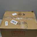 Qufute mid Century Ceiling Light Milk Glass Ceiling Light fixtures Glassshade Gold Modern Semi Flush Mount Ceiling Light, Globe Glass Ceiling Lamp Hallway Dining Room Kitchen