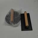 EWFEN Burger Press, 7" Round & 8.2"X4.3" Rectangle Heavy-Duty Cast Iron Smash Bacon Press Meat Steak with Wood Handle for Griddle, Sandwich, Nonstick Pan