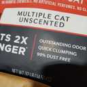 WORLD'S BEST CAT LITTER Multiple Cat Unscented, 32-Pounds - Natural Ingredients, Quick Clumping, Flushable, 99% Dust Free & Made in USA - Long-Lasting Odor Control & Easy Scooping