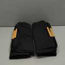 STORAGE MANIAC 2-Pack Large Laundry Hamper, 80L (21.1 Gal) Collapsible Laundry Basket with Bamboo Handles, Freestanding Waterproof Clothes Hamper for Laundry Room, Bedroom, Dorm, Towels, Toys, Black