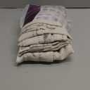 jinchan Winslow Linen Curtains 54 Inch Length Small Window Curtains Embroidered Bordered Floral Drapes Light Filtering for Bathroom Laundry Room Kitchen Farmhouse Decor Sage on Beige 2 Panels